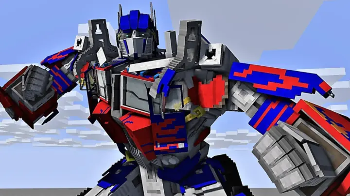 Using MC animation to restore the transformation of "Transformers" Optimus Prime