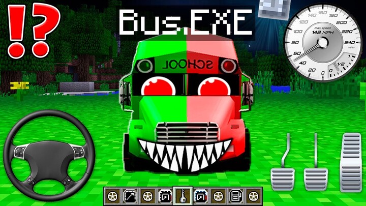 How JJ and MIKEY CONTROL Creepy Little School BUS at 3:00am ? - in Minecraft Maizen