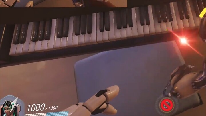 Khi bạn cố gắng chơi Unravel's "unravel" với piano trong Overwatch
