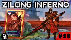 Gagal Savage..!!! ZILONG INFERNO - MLBB Skin MOD