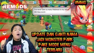 UPDATE DAN GANTI NAMA MONSTER PARK POKEMON MODE MENU TERBARU