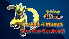 Zeraora Vs 4 Pokemon Pun DiGaskan