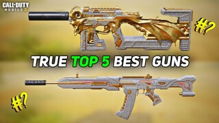 True Top 5 best Guns in Cod Mobile Season 10 #codm