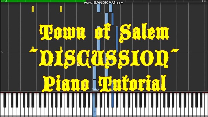 Town of Salem - Discussion (Piano Tutorial)