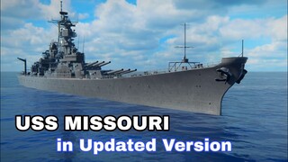 Modern Warships: cannon reload speed of USS MISSOURI in Updated version.
