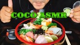 ASMR:Donburi (EATING SOUNDS)|COCO SAMUI ASMR #กินโชว์ข้าวหน้าปลาดิบรวม