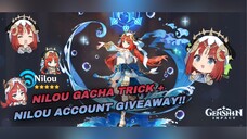 Nilou Gacha Trick and account giveaway!! // Genshin Impact