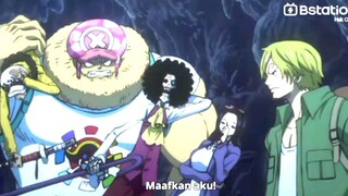 Sanji be like: kalo gk lagi ngintai musuh udah gue patahin tuh tulang (Brook)🗿🗿