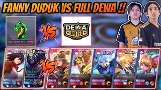 DEWA SATU HERO VS DEWA UNITED MPL🔥 Fanny Duduk + Johnson Inspire WKWKWK