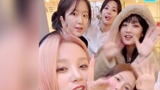 (G)I-DLE 220309 Semua anggota siaran langsung sebelum latihan