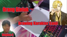 Orang Gielak Drawing Karakter Sanji - Bagian 4