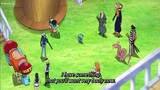 One piece Luffy talks to Doflamingo via Den Den Mushi