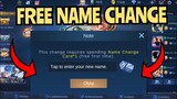HOW TO GET A NAME CHANGE CARD FOR FREE MOBILE LEGENDS | 100% WORKING