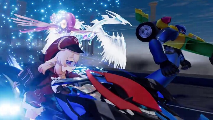 Pada tahun 2024, saya memproduksi animasi Yu-Gi-Oh [MG 2] di Genshin Impact (replika animasi 5DS den