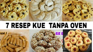 TANPA OVEN & MIXER JADI 7 JENIS KUE KERING ENAK