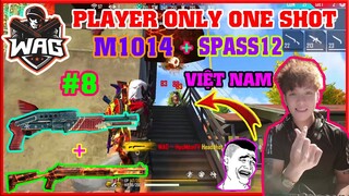 [ Free Fire ] Player Only OneShot ShotGun M1014 + Spass12 Cực Kỳ Đẹp Mắt Và Lôi Cuốn - Học Mõm