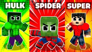 Monster School : WHO IS THE STRONGEST SUPERHERO - Minecraft Animation