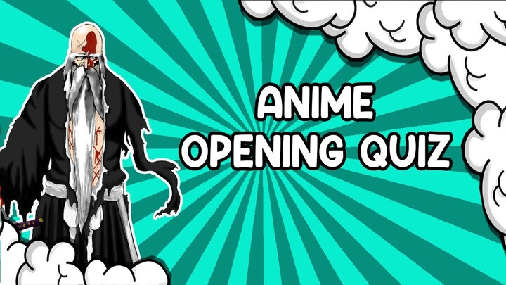 ANIME OPENING QUIZ (40 OPENINGS) - BLIND TEST ANIME