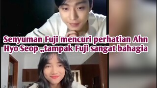 Fuji Video Call Ahn Hyo Seop tatapan Call Ahn Hyo mencucri perhatian fuji sampai fuji grogi,