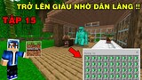 SINH TỒN TRONG RỪNG TẬP 15 | Dự Án Nhà Dân Làng Và Trao Đổi Đồ | Trong Minecraft Pe..!!