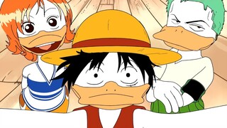 Jika One Piece berubah menjadi bebek