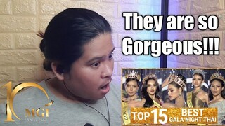 Miss Grand Thailand 2022 TOP 15 BEST IN "Gala night Thai silk" REACTION || Jethology