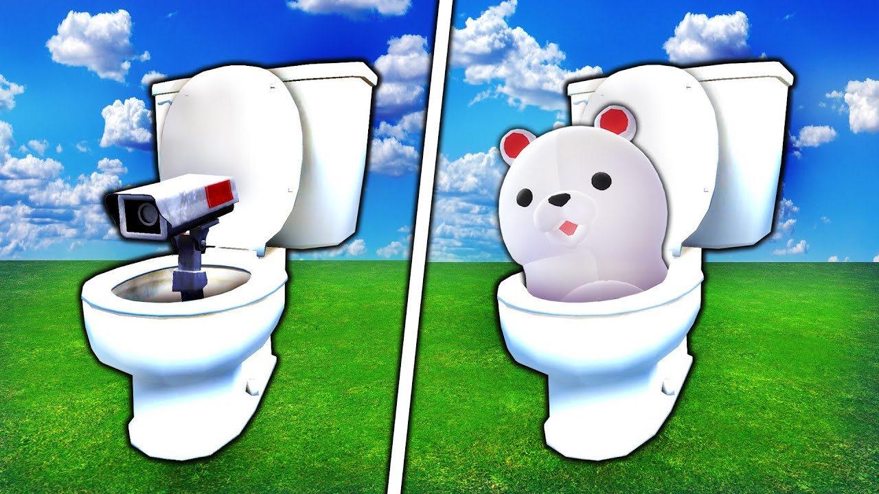 เจ้าหมีปลอมตัวเป็น Skibidi Toilet Spy - BiliBili