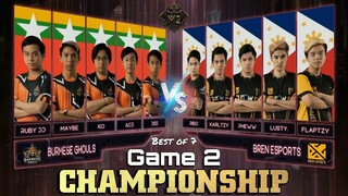 LVL 15 in 9 mins | BREN ESPORTS vs BURMESE GHOULS | GRANDFINALS GAME 2 | M2 MLBB WORLD CHAMPIONSHIP