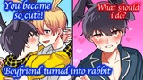 【BL Anime】My unfriendly boyfriend has got rabbit ears and become overly affectionate toward me【Yaoi】