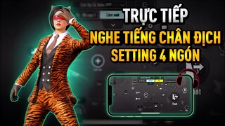 Setting Control 4 Ngón Gyroscope + Luyện Tập Nghe Tiếng Chân [PUBG Mobile] | Bong Bong TV #79