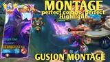PERFECT COMBO AND HIGHLIGHT, GUSION MONTAGE | MOBILE LEGENDS