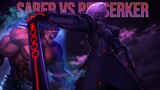 Fate stay night: Saber vs Berserker 🔥| best anime