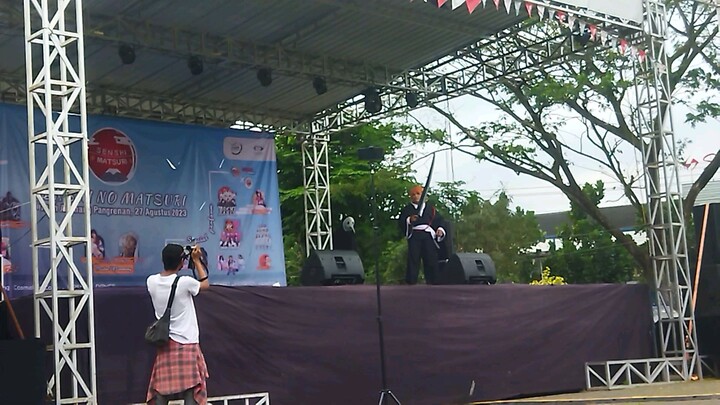 Bleach Ichigo Kurosaki Coswalk Performance at Senshi Matsuri #JPOPENT | #bestofbest