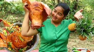 Yummy Cooking roasted head pork recipe & Cooking Life