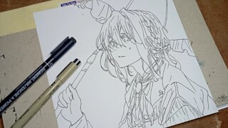 WIII CANTIK NYA OIIII !!! [lineart]