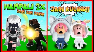 WAYAW BERSAUDARA BERAKSI !! ATUN & MOMON DISIHIR MENJADI KUCING !! Feat @MOOMOO Roblox RolePlay