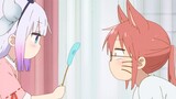 Anime|Dragon Maid|Kobayashi Turns into a Cat and Being Teased