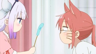 Miss Kobayashi's Dragon Maid-Kobayashi Menjadi Kucing dan Dijahili