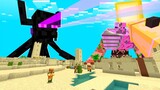 ถ้าเกิด! มอนสเตอร์ ตัวใหญ่เท่าโลกX2 ในมายคราฟ! (Minecraft Mods)