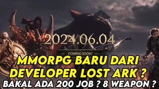 MMORPG TERBARU DARI DEVELOPER LOST ARK ? BAKAL ADA 200 JOB ? 8 WEAPON ? - THE ROAD