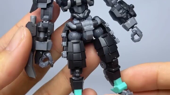 Outrageous! The mace can bloom? The Dark Blade of the Moqi Puppet Armor Squad is coming [Model Front