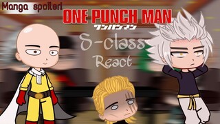 Class-S Heroes react to the Future [ Manga Spoilers ] One Punch Man - Opm Reacts