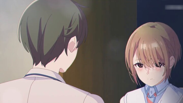 The plot is against the sky. The scene where the male protagonist and his sister are still in touch 