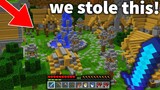 we STOLE this ABANDONED Minecraft Base..