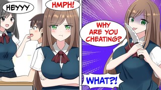 My Girlfriend Is Super Yandere And She Saw Me Talking To Other Girls... (RomCom Manga Dub)