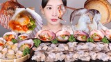 달큰달큰💗 제철 새조개회 가리비회 먹방 Raw Bird Clams & Raw Scallops [eating show] mukbang korean food