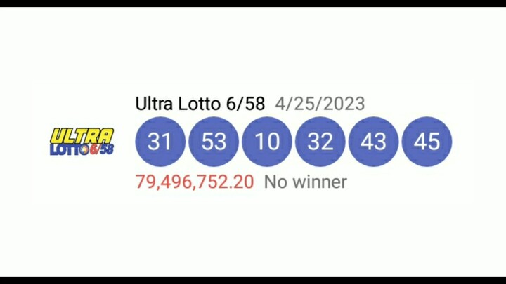 Lotto - 6/58 6/49 6/42, 6D 3D 2D: 2PM 5PM 9PM Result April 25 2023 - Tuesday
