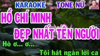 Karaoke Hồ Chí Minh Đẹp Nhất Tên Người  Tone Nữ  Nhạc Sống  gia huy karaoke