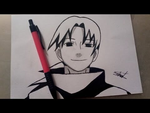 Drawing KABUTO YAKUSHI - Naruto (Menggambar Anime) by OST ANIME ID