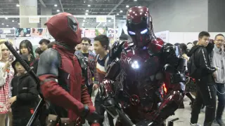 What if real Deadpool meets the Deadpool who is stealing Tony's armour...